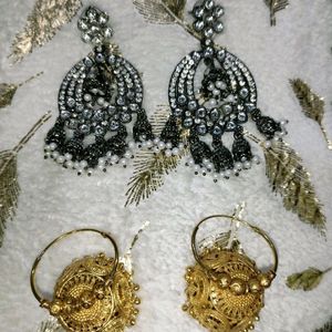 Three earrings 😻 in Just 150/-