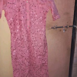 A Pink Beautiful Kurti