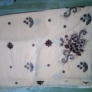 2 Combo Tiki Work Sarees