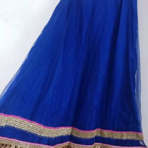 Blue Chaniya Duppata Set Ethnic-Navratri/Wedding