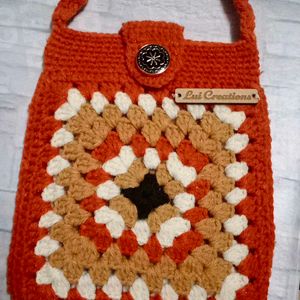 Crochet Sling Bag.