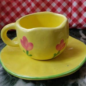 Yellow Spring Ceramic Cup