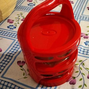 Set Of 2 Glass Jars With Lid And Stand