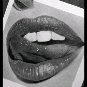 Lips Art Work