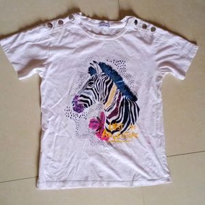 Zebra Print T Shirt