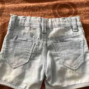 girl denim shorts good condition