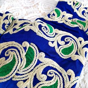 Gorgeous Thread Embroidered Work Blouse