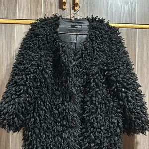 Fur Jacket Black Color