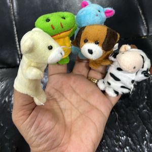 Animal Finger Puppets - Set of10