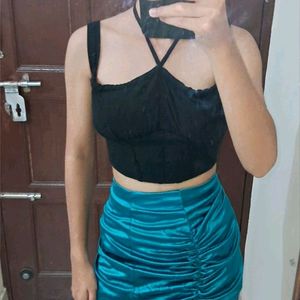 Zara Metallic Skirt