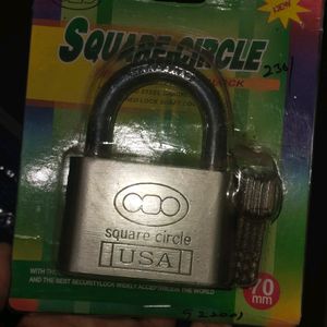 Square Circle Top Security Padlock 70MM