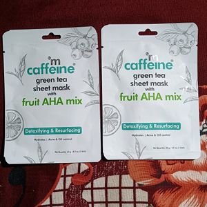 Combo Of Mcaffiene Sheet Mask