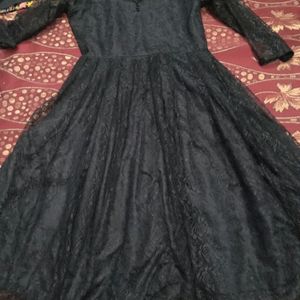 Black Flared Frock