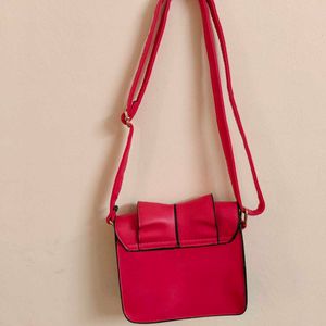 Sling Bag Rose Colour For Women.