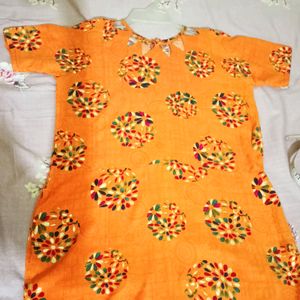 Exclusive Short Kurti With Unique Neck Design