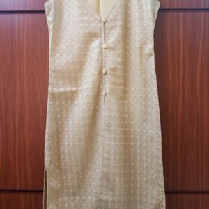 Golden Kurti/Overcoat