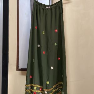 Hippie Mirror Work Dress