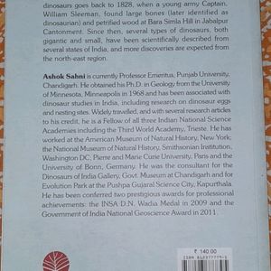 DINOSAURS OF INDIA BY ASHOK SAHNI