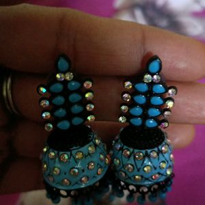 Ear Ring Sky Blue...