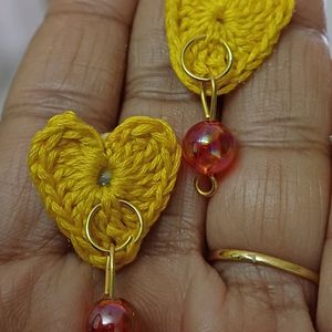 Crochet Hand Made Earrings