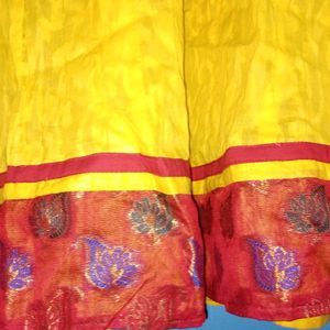 Yellow Cotton Kurti