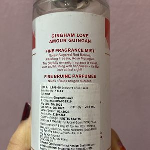 Gingham Love By Bath & body Works