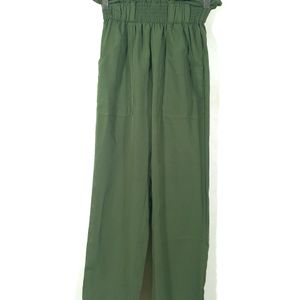 Olive Green High Waist Trouser (Women's)