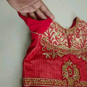 Red Anarkali