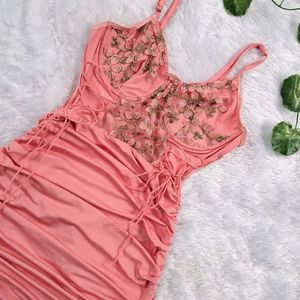 Pink Lacey Barbie Dress