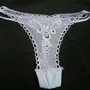 Net Lavender Thong