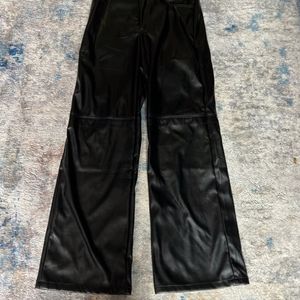 Zara Leather Trousers