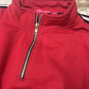 Red Sporty Sweatshirt