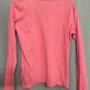 Pink Full Sleeve T-shirt