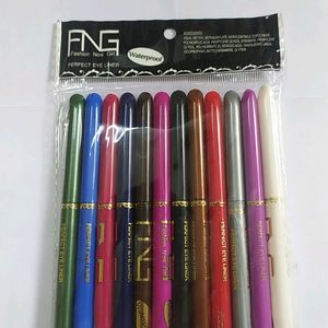 FNG AUTO Eyeliner And Lipliner Multicolor Pack