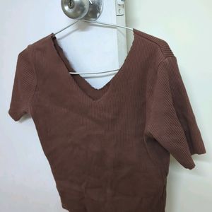 Coffee Brown Brand New Top