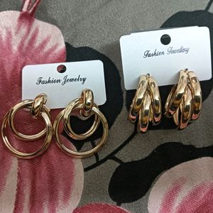 2 Pair Earrings