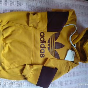 Men's Kangaroo pocket hoodie Adidas Logo Printed