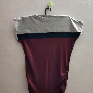 Casual Burgundy Top For Women/Girls