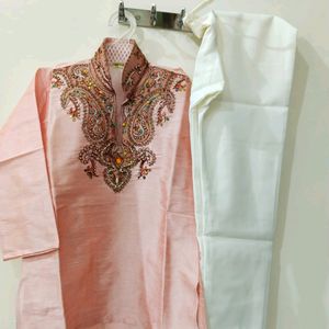 3 Piece Kids Wedding Wear Sherwani Set