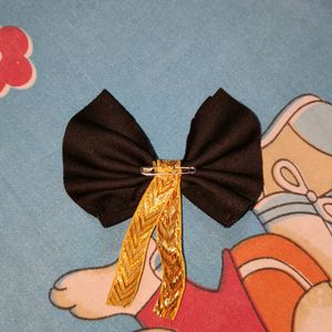 DIY Matte BLACK BOW, With Lace