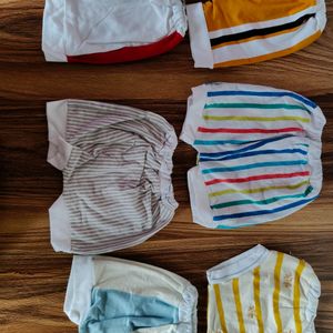 Baby Cotton Shorts Total 6 Pcs