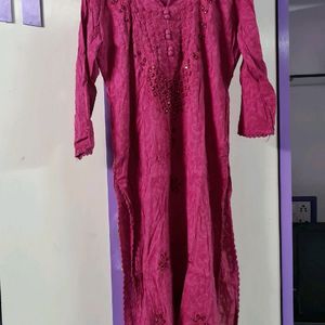 Beautiful Croshia Work Kurta