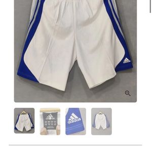 🇹🇭Adidas Three Stripes White&Blue Short