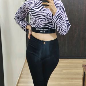 Two Piece Crop Top With Inner