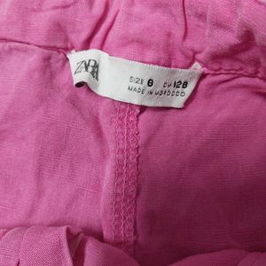 Girls Zara Pink Shorts