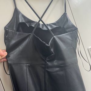 Zara Faux Leather Dress