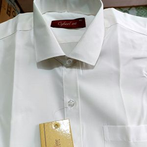 Mens White Formal Shirt