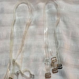 Transparent Strap Of Bra- 2 Pair