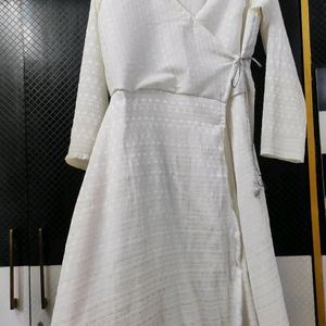 Angrakha White Dress