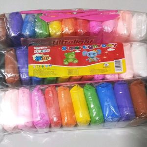 12Pcs -Kid's Clay Make Toys With Tools